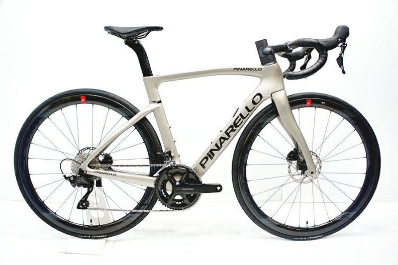 ▽▽美品 ピナレロ PINARELLO F5 105 2022-23年継続 カーボン ロードバイク 485サイズ 2×12速  インパルスグレイ（サイクルパラダイス福岡より配送）