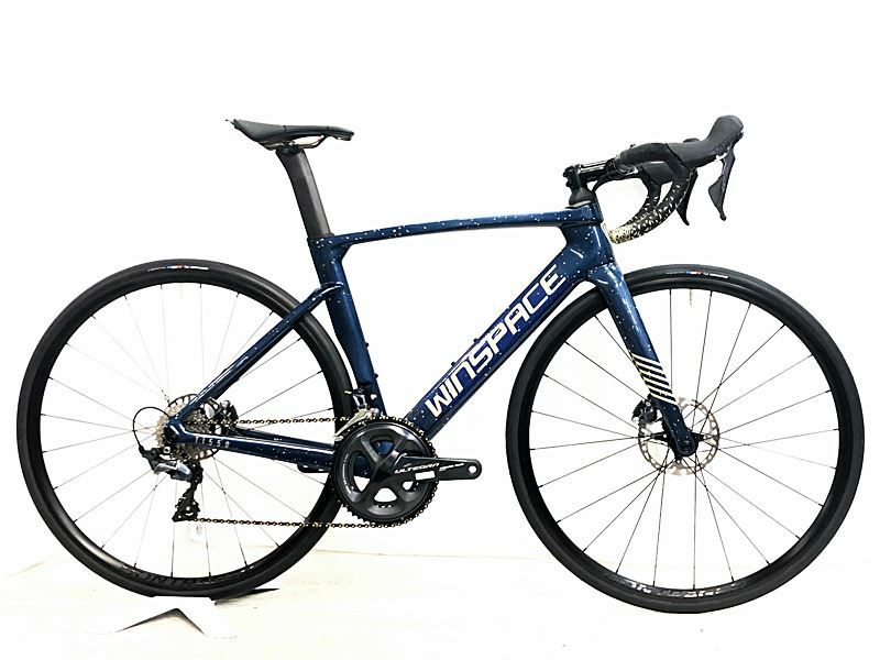 当サイト限定 完成車 BIG SALE】美品 ウィンスペース WINSPACE T1550 ULTEGRA R8000 油圧ディスクブレーキ  2023年 カーボンロードバイク Mサイズ ネイビー【期間限定 10/25 午前10時迄】