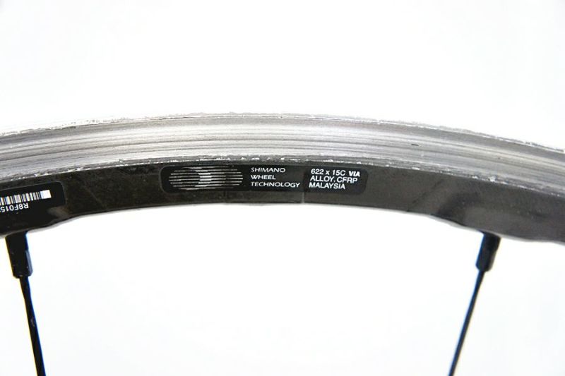 ▽▽訳アリ シマノ SHIMANO WH-RS80 ホイール 前後 セット シマノフリー クリンチャー 10s アルミ/カーボンラミ  現状品（サイクルパラダイス福岡より配送）