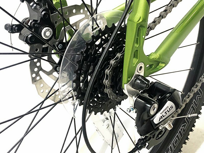 未走行品 メリダ MERIDA ビッグ セブン BIG SEVEN 20 MD 2022年 27.5 機械式DISCブレーキ マウンテンバイク  43サイズ グリーン ☆