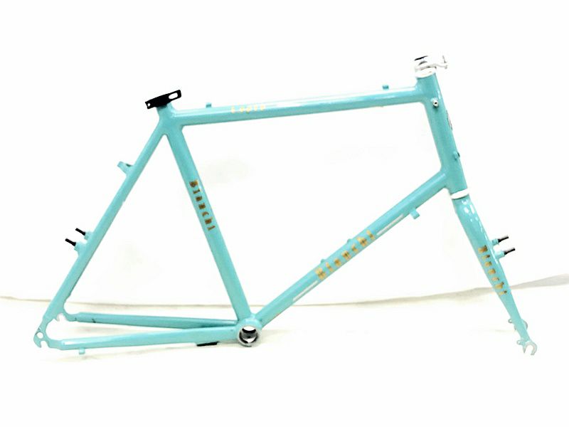 【プライスダウン開始】訳アリ ビアンキ BIANCHI ミニベロ MINIVELO 8 ニベロ フレームセット 年式不明 480サイズ アルミ  チェレステ【お買い得SALE】