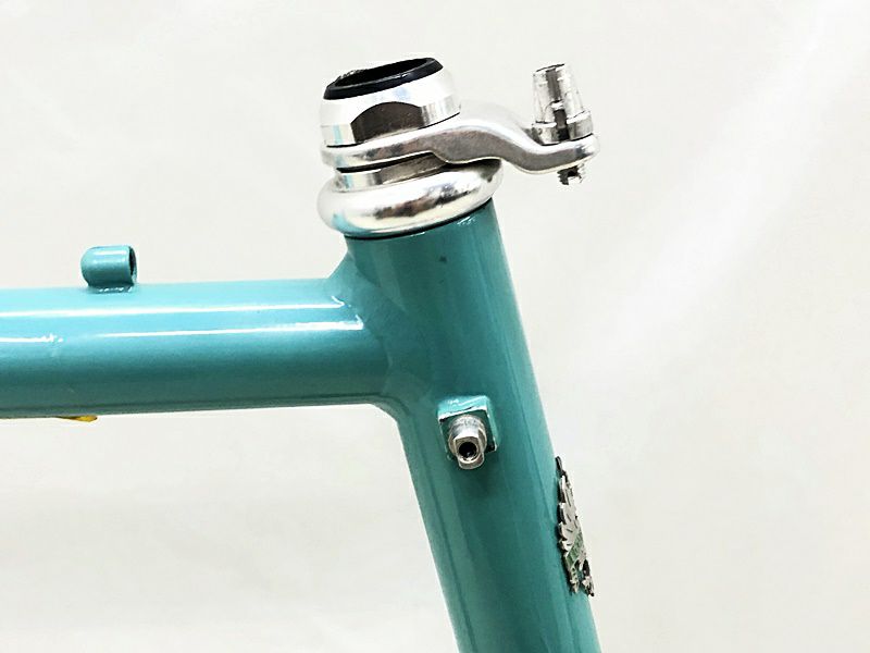 プライスダウン開始】訳アリ ビアンキ BIANCHI ミニベロ MINIVELO 8 ニベロ フレームセット 年式不明 480サイズ アルミ  チェレステ【お買い得SALE】