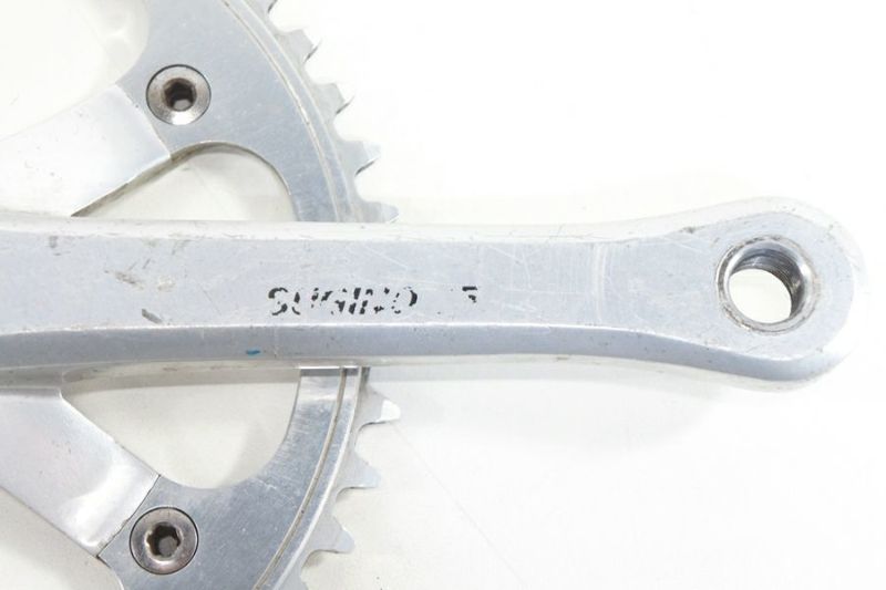 ◇◇スギノ SUGINO 75 スギノ75 クランク シルバー 165mm 144 49T PIST ピスト TRACK トラック FIXED  固定ギア（サイクルパラダイス大阪より配送）