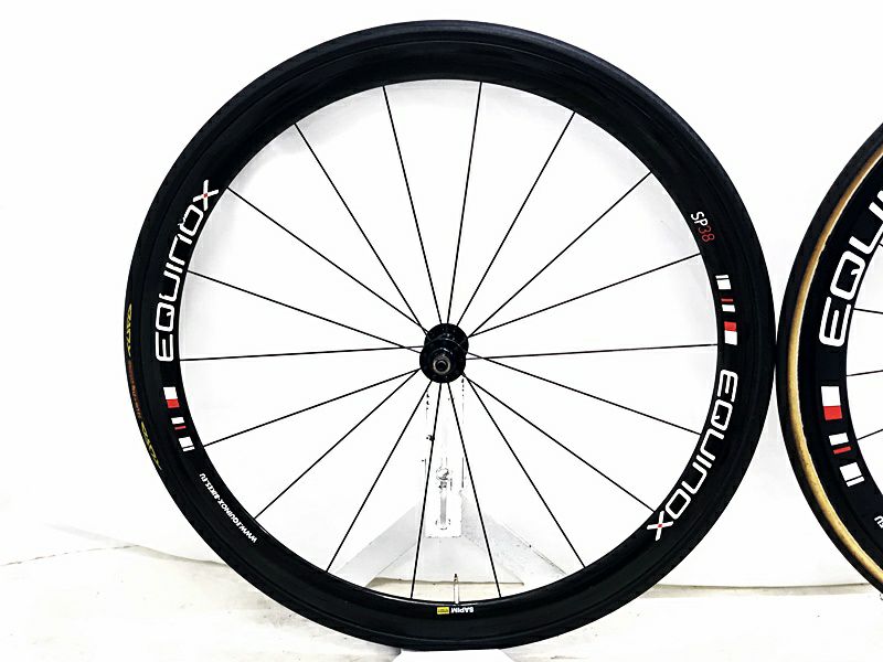 EQUINOX SP38 カーボンチューブラホイール リムブレーキ カンパフリー EQUINOX SP38 カーボンチューブラホイール リムブレーキ カンパ