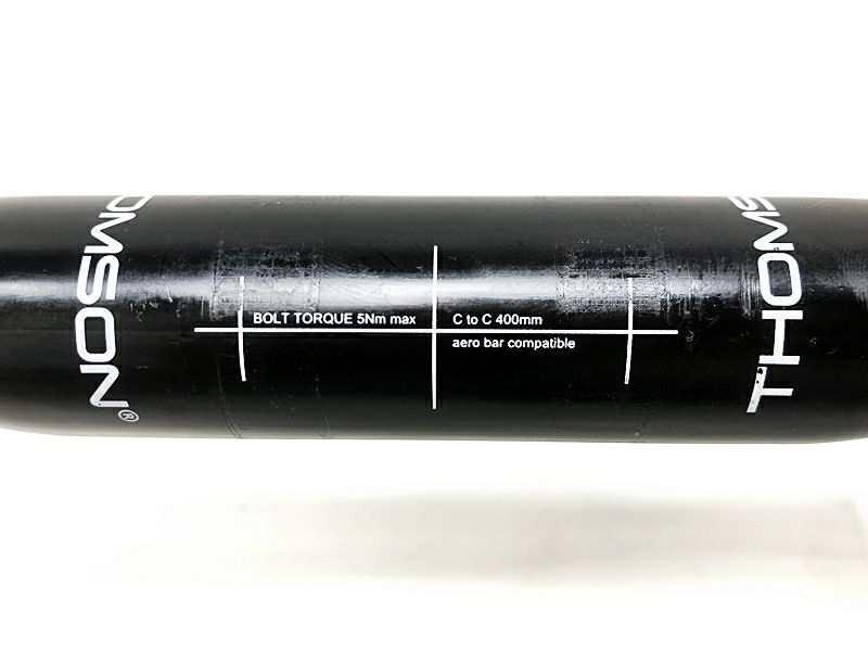 プライスダウン開始】トムソン THOMSON カーボンドロップバーエアロ CARBON DROP BAR AERO 400mm 31.8mm カーボン  ドロップハンドル【お買い得SALE】