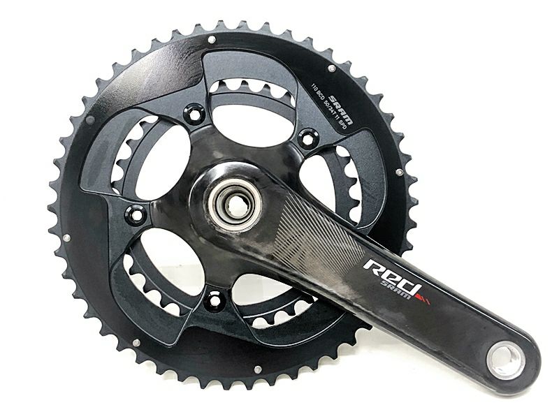 未使用品 スラム SRAM レッド RED 22 GXP 50-34T/165mm クランクセット