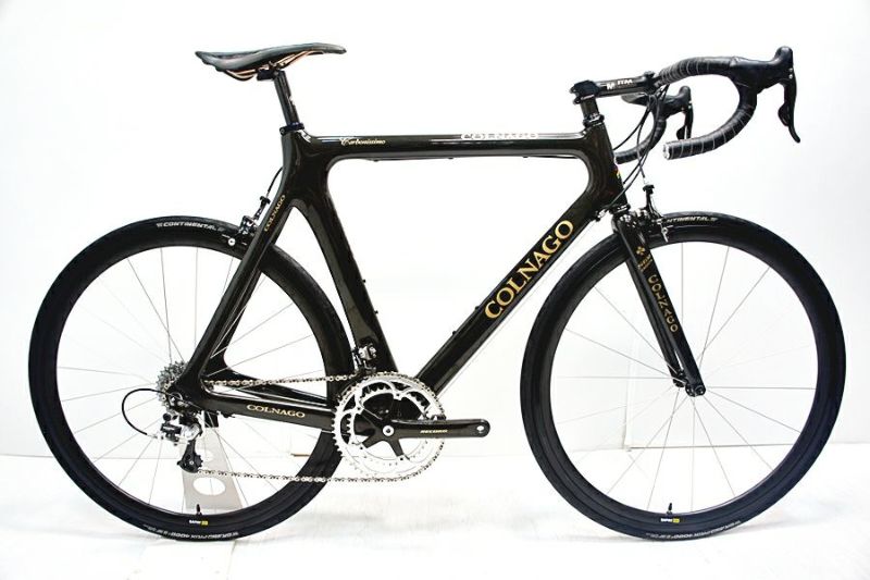 ▽▽コルナゴ COLNAGO CARBONISSIMO CAMPAGNOLO RECORD 2003年モデル カーボン ロードバイク 57サイズ  2×10速 ブラック（サイクルパラダイス福岡より配送）