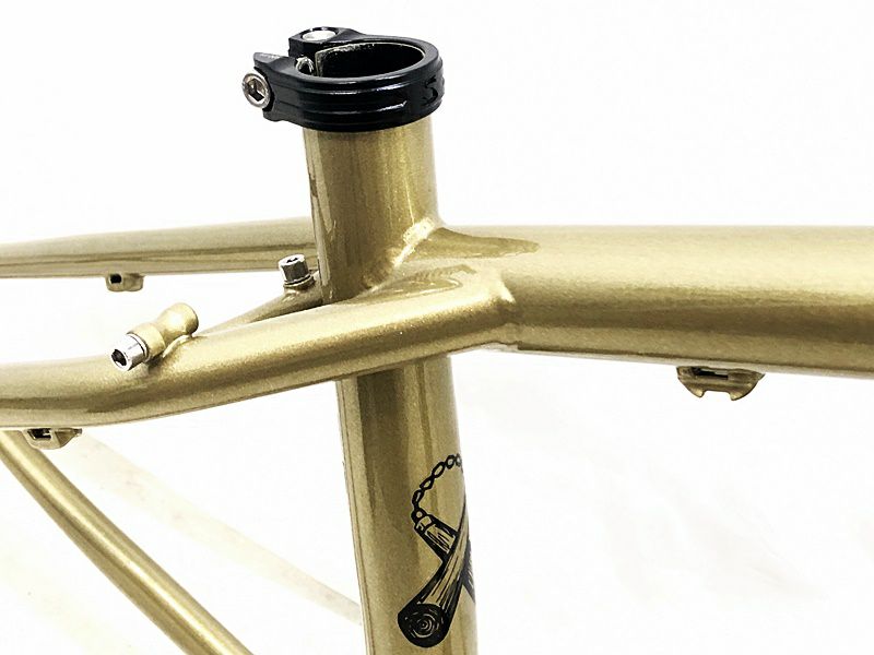 未使用品 サーリー SURLY カラテモンキー KARATE MONKEY MTB フレームセット 2023~2024年 SMサイズ クロモリ ゴールド