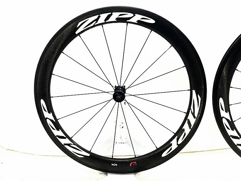 [美品]ZIPP 404 shimano11速 チューブラー リムブレーキ ジップ ZIPP 404 ファイヤークレスト リム FIRECREST RIM
