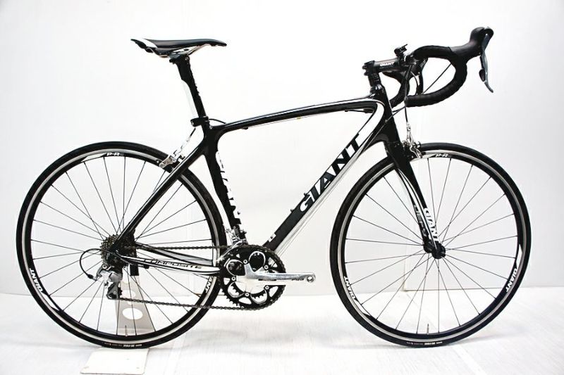 ▽▽ジャイアント GIANT DEFY COMPOSITE 3 TIAGRA 4600 2012年モデル カーボン ロードバイク Mサイズ 2×10速  ブラック（サイクルパラダイス福岡より配送）