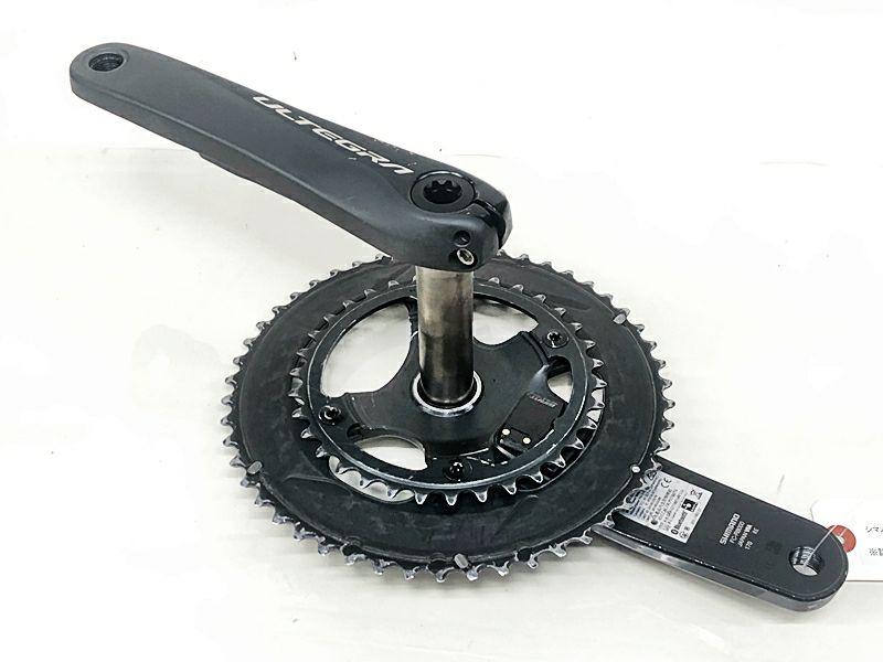 シマノ アルテグラ ジャイアント パワープロ ULTEGRA FC-R8000 GIANT POWER PRO 両足計測 クランクセット パワーメーター付属  〇