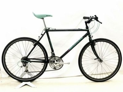 ジャンク ビアンキ BIANCHI スーパー グリズリー SUPER GRIZZLY 年式不明 DEORE XT 26インチ クロモリ  マウンテンバイク ブラック