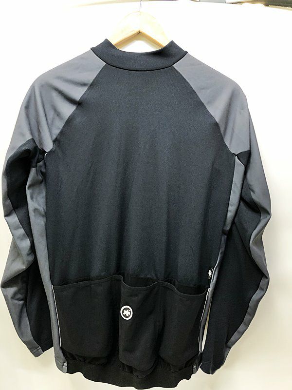 アソス Assos ミレGT 春秋 長袖ジャージ MILLE GT Spring Fall Long Sleeve Jersey Lサイズ グレー