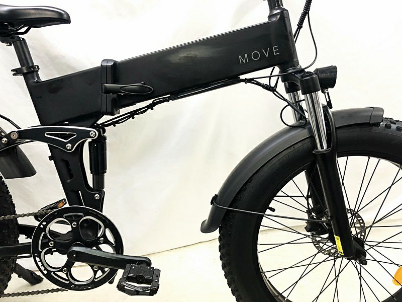 ○ムーブ MOVE エックス X 油圧ディスクブレーキ 2024年 E-BIKE 電動アシスト自転車 折りたたみ自転車 ブラック