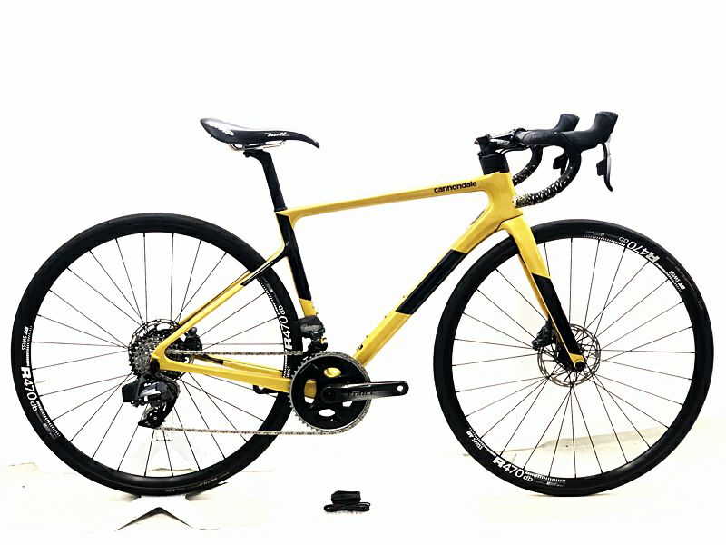 ○キャノンデール CANNONDALE スーパーシックス SUPERSIX EVO DISC FORCE e-tap 油圧 2020年 カーボン ロードバイク 48サイズ ゴールド