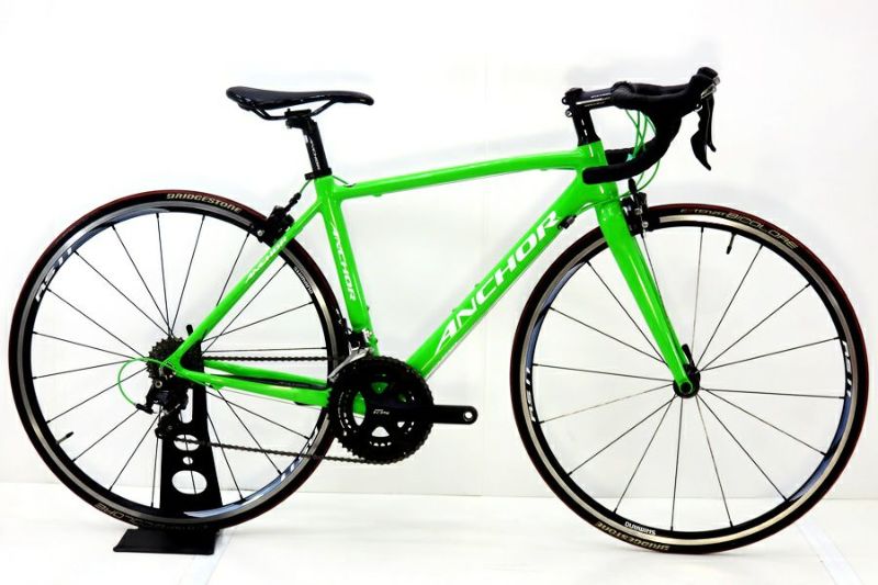 アンカー ANCHOR RS8 EQUIPE 105-5800 2015年モデル カーボン ロードバイク 460サイズ 2×11速  グリーン（サイクルパラダイス山口より配送)