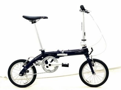 美品 ダホン DAHON ダブ スーパー ライト DOVE SUPER LIGHT 2023年 フォールディングバイク 折り畳み自転車 14インチ  ネイビー