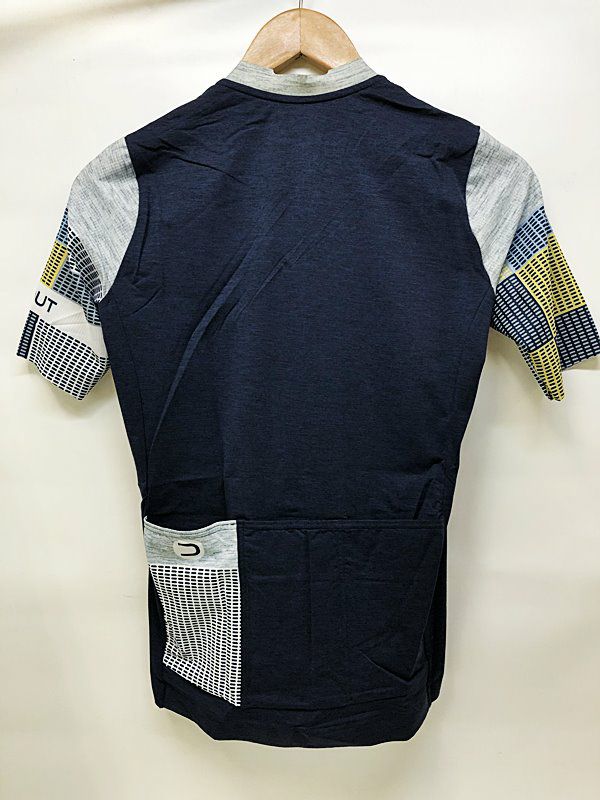 ドットアウト DOTOUT ストライプ ジャージ Stripe Jersey Mサイズ メランジブルー