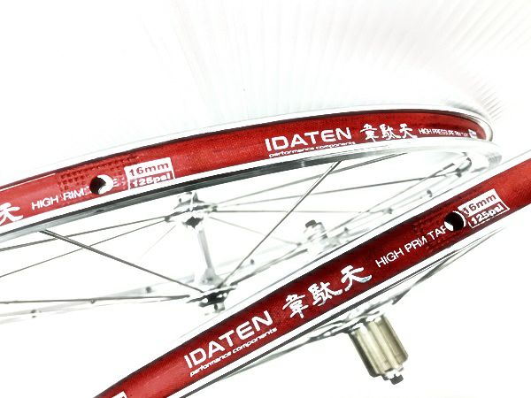 韋駄天 IDATEN 451 20インチ クラシックスタイル 軽量 クリンチャー ホイールセット シマノ 11s  シルバー（サイクルパラダイス山口より配送)