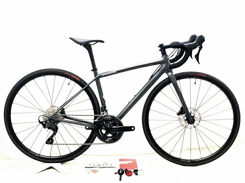 超美品 スペシャライズド SPECIALIZED エートス AETHOS SPORT 12速 105 R7100 油圧DISC 2024年 カーボン ロードバイク 49サイズ グレー