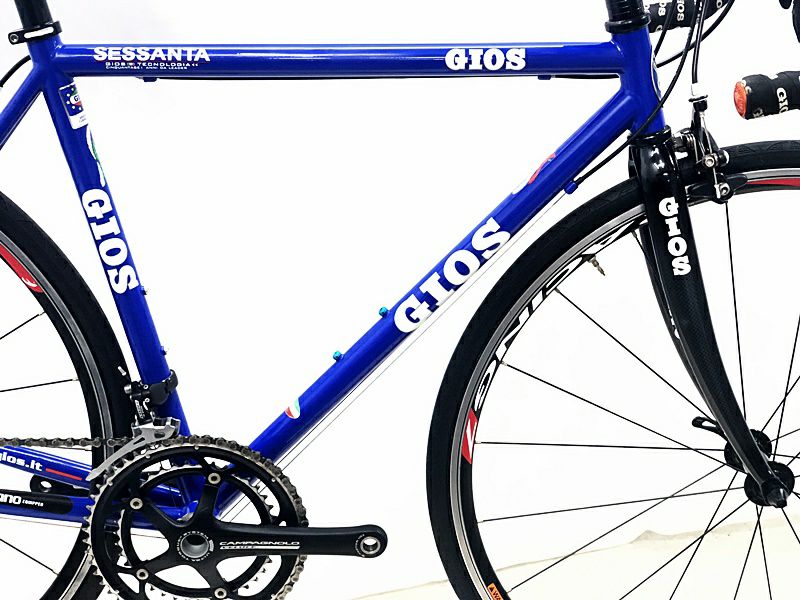 ジオス GIOS セッサンタ SESSANTA CAMPAGNOLO VELOCE 2009年 クロモリ ロードバイク ブルー