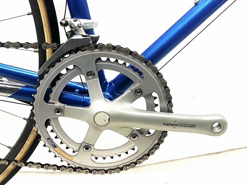 パナソニック Panasonic ORCC08 LES MAILLOTS S SHIMANO 105 クロモリ ロードバイク 520サイズ ブルー