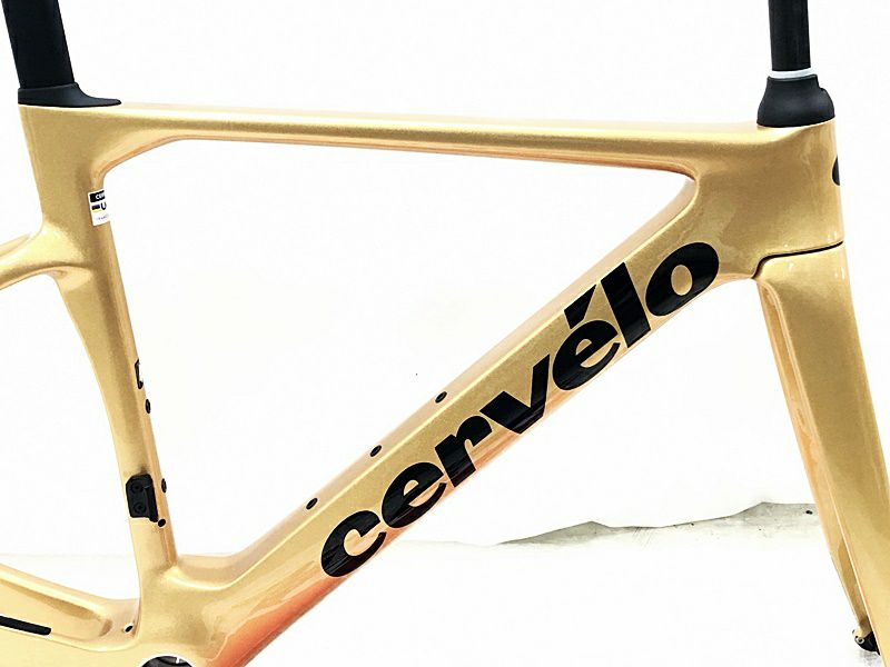 未使用品 サーヴェロ CERVELO ソロイスト SOLOIST ロード フレームセット 2023年 48サイズ カーボン ゴールド ○