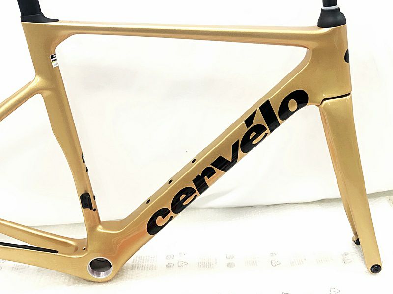 未使用品 サーヴェロ CERVELO ソロイスト SOLOIST ロード フレームセット 2023年 54サイズ カーボン ゴールド ○