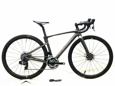 超美品 スペシャライズド SPECIALIZED S-WORKS ROUBAIX SL8 RED e-tap AXS 油圧DISC  2023~2024年 カーボンロードバイク 49サイズ グレー