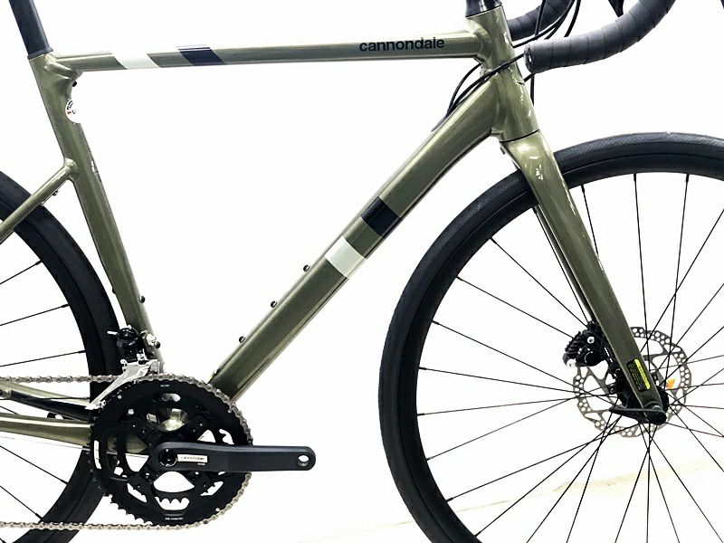 美品 キャノンデール CANNONDALE キャド13 ディスク CAAD13 DISC 105 R7000 油圧DISC 2021年 ロードバイク  54サイズ カーキグリーン