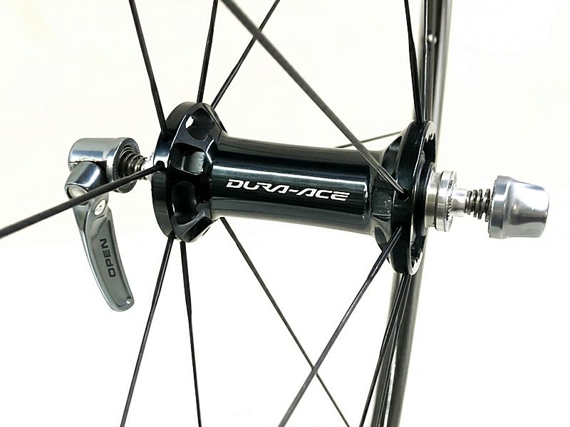 シマノ デュラエース DURA-ACE WH-9000 c24 TU ホイールセット シマノフリー 11速 リムブレーキ チューブラー カーボン 〇