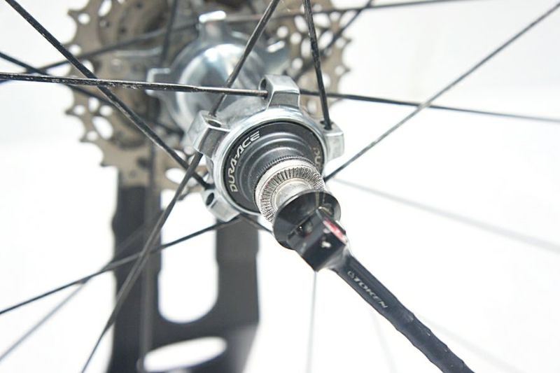 ▽▽シマノ SHIMANO DURA-ACE WH-7900 C24 ホイールセット シマノフリー 10s クリンチャー カーボンラップ  スプロケット付（サイクルパラダイス福岡より配送）