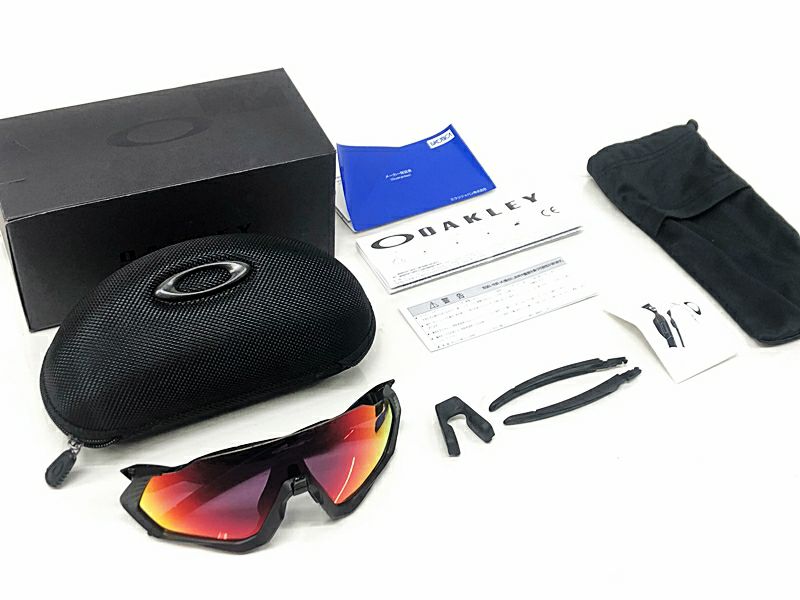 美品 オークリー OAKLEY フライトジャケット FLIGHT JACKET サングラス スタンダードフィット マットブラック PRIZMレンズ