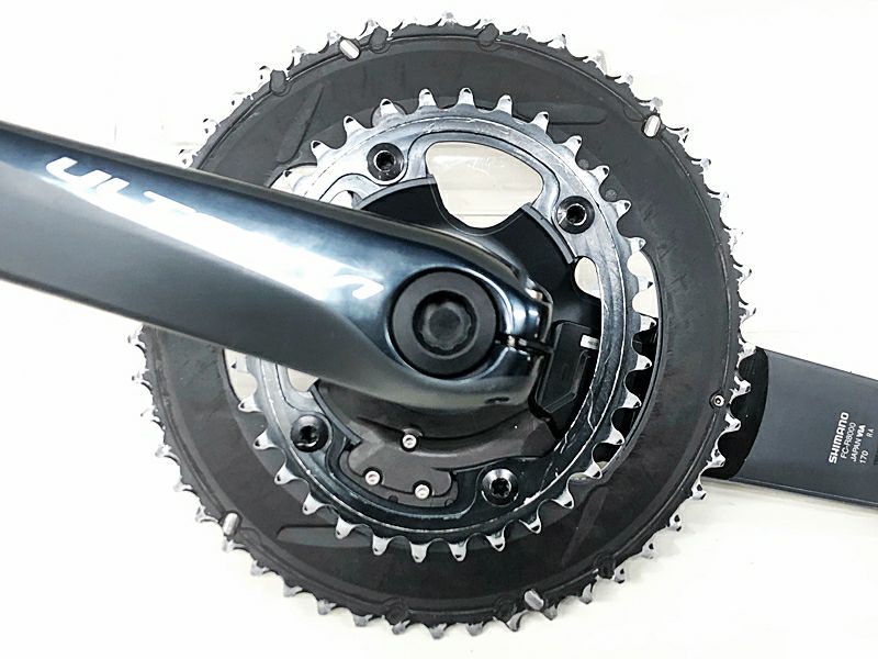 パイオニア SHIMANO PIONEER アルテグラ SGY-PM930H ULTEGRA FC-R8000 50-34T非円形ギア/170mm  クランクセット パワーメーター付属 〇