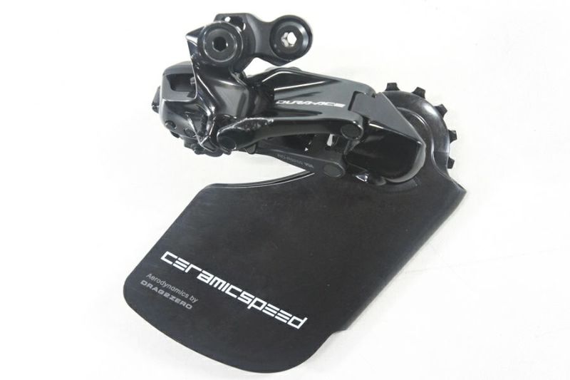 ◇◇シマノ SHIMANO DURA-ACE 電動Di2 RD-R9250 CERAMICSPEED OSPW AERO ビッグプーリーカスタム  リアディレイラー（サイクルパラダイス大阪より配送）