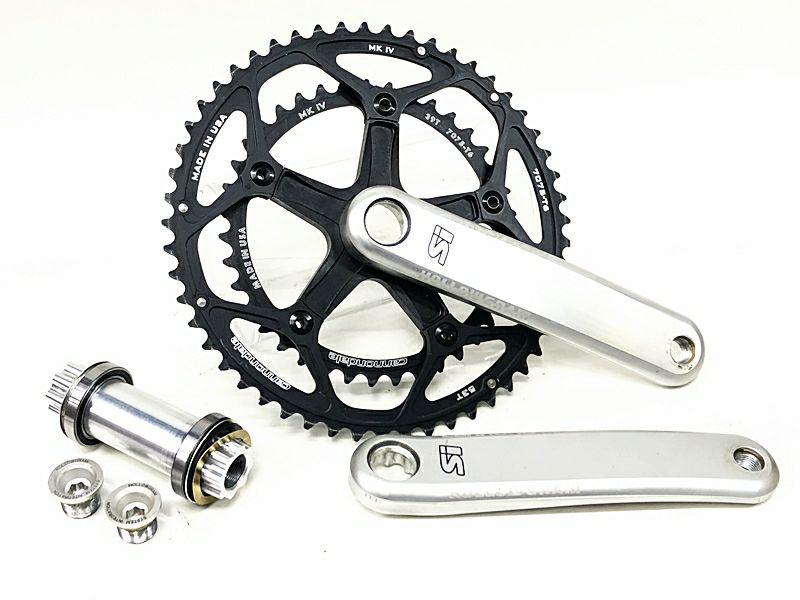 美品 キャノンデール CANNONDALE ホログラム エスアイ HOLLOWGRAM SI 53-39T/170mm 30mm軸 クランクセット