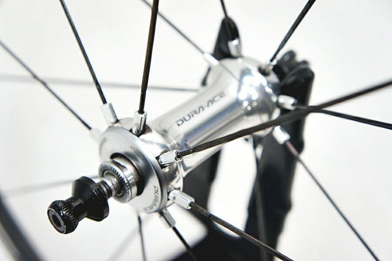 ▽▽シマノ SHIMANO デュラエース DURA-ACE WH-7801 フロントホイール のみ カーボン チューブラー  リム2本付（サイクルパラダイス福岡より配送）