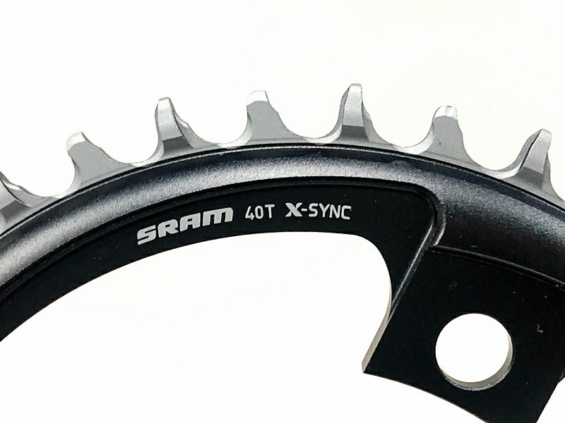 未使用品 スラム SRAM X-SYNC 40T BCD107mm フロントシングル