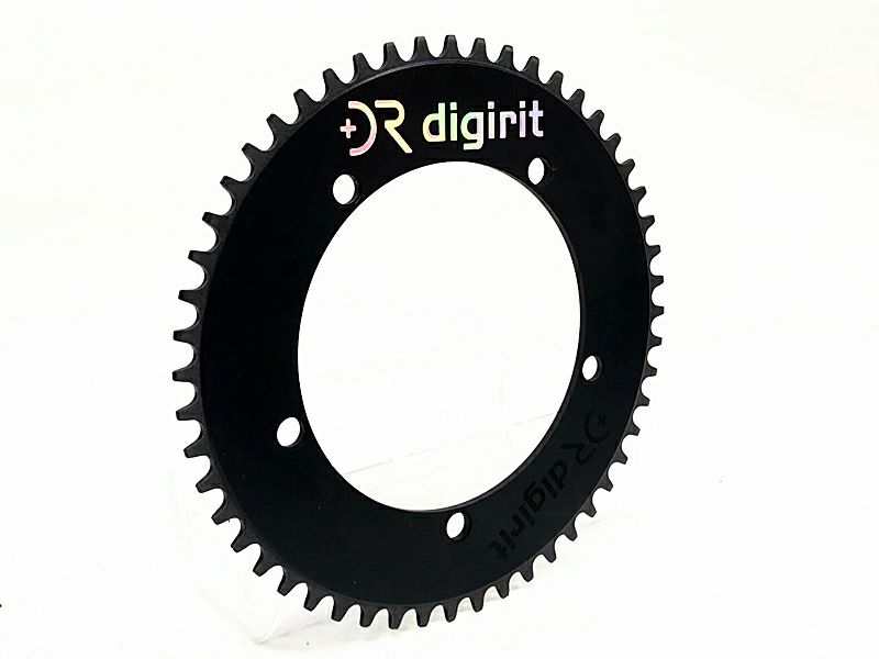 美品 ディジリット DIGIRIT トラック カーボン TRACK CARBON 52T BCD144mm 厚歯 カーボン チェーンリング