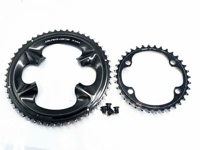 中古】シマノ SHIMANO デュラエース 深かっ DURA-ACE FC-7900 52-39T チェーンリング 〇