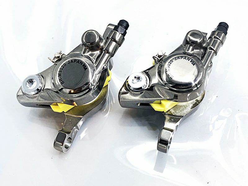 超美品 シマノ SHIMANO XTR BR-M9020 油圧DISCブレーキ前後セット 〇