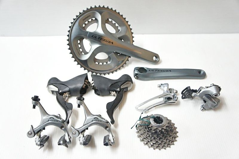 ▽▽シマノ SHIMANO アルテグラ ULTEGRA 6700系 コンポ 10s 6点セット FC-6750 ST-6700 FD-6700 RED- 6700 CS-6700 BR-6700（サイクルパラダイス福岡より配送）