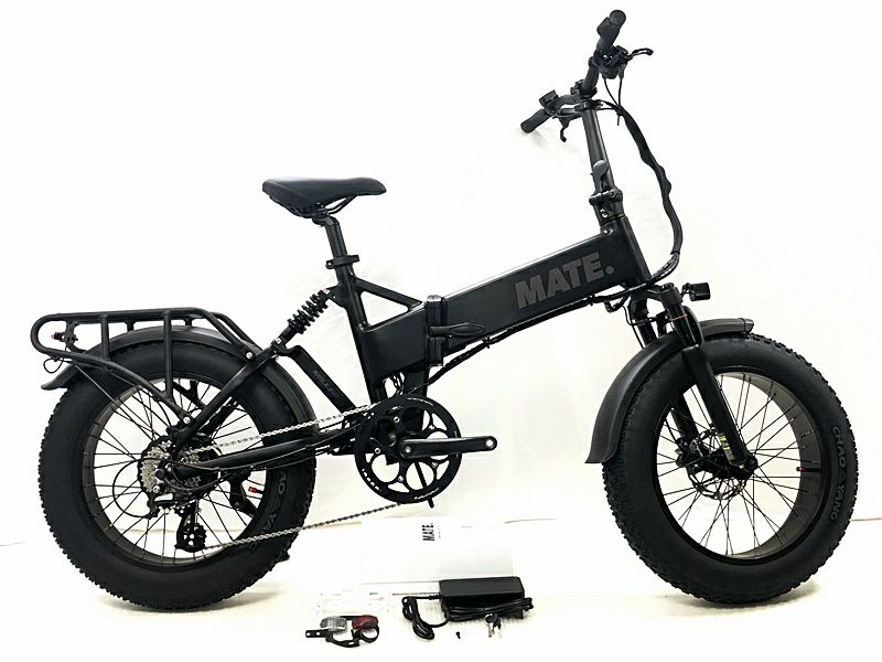 ○美品 メイト バイク MATE BIKE メイト MATE X EVO 油圧DISC 2024年 E-BIKE 電動アシスト自転車 折り畳み  20インチ ブラック