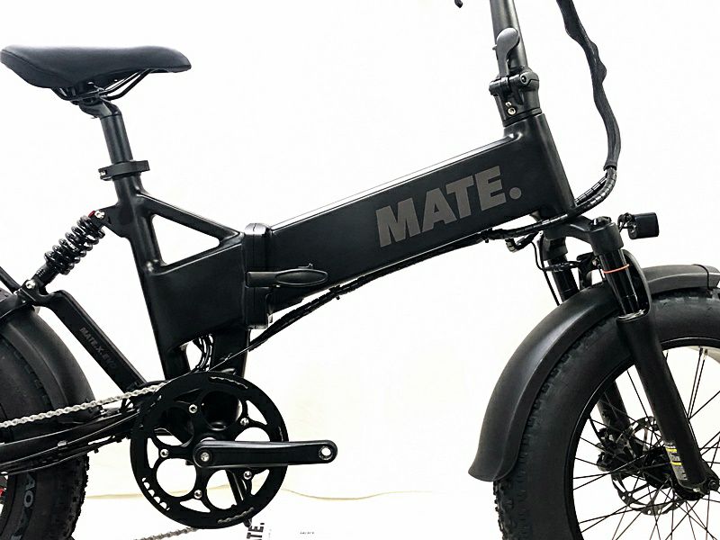 ○美品 メイト バイク MATE BIKE メイト MATE X EVO 油圧DISC 2024年 E-BIKE 電動アシスト自転車 折り畳み  20インチ ブラック