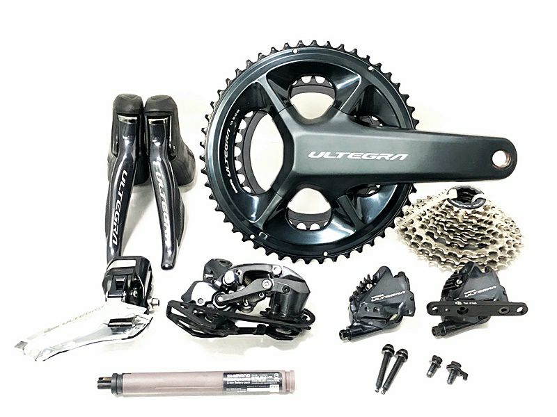 美品 シマノ ULTEGRA ST-R8070 FC-08 50-34T 165mm FD-R8050 RD-R8050 