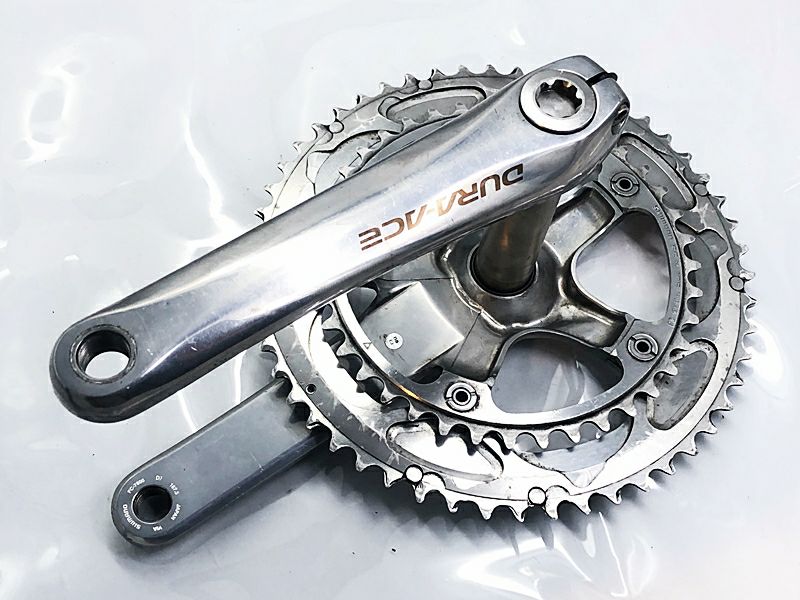 美品 シマノ SHIMANO デュラエース DURA-ACE FC-7800 52-39T 167.5mm クランクセット 〇