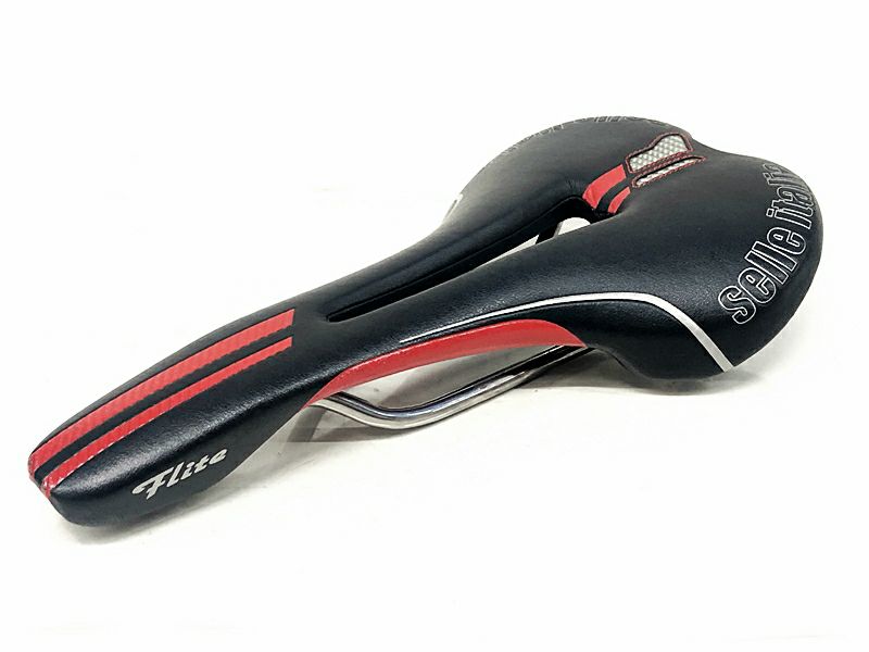 美品 セライタリア SELLE ITALIA フライト フロー FLITE FLOW 145mm チタンレール サドル