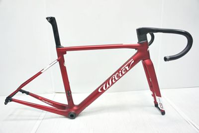 ▼▼美品 ウィリエール WILIER ZERO SLR 2020年 フレームセット カーボン XSサイズ レッド DI2用フレーム 一体型ハンドル付（サイクルパラダイス福岡より配送）