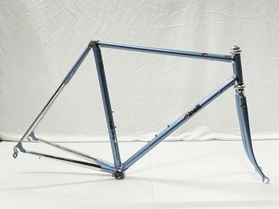 超美品 チネリ CINELLI スーパーコルサ SUPER CORSA ロード フレームセット 2021年 53サイズ クロモリ アズーロレーザー