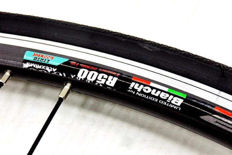 アレックスリム ALEXRIMS R500 BIANCHI純正ホイールセット 700C